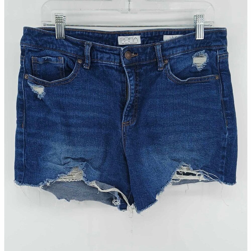 denim shorts, Lila Short, distressed cutoff style (12)
